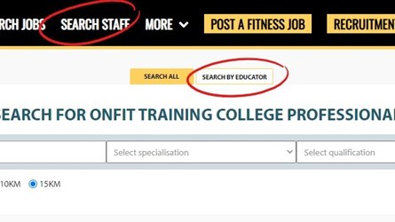 Collaboration with Onfit training college